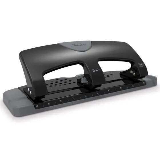 Swingline SmartTouch 3-Hole 20-Sheet A7074133 Black Gray